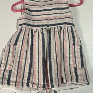 Striped Pink and Blue Dress